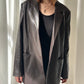 Oak + Fort Faux Leather Blazer - Bown
