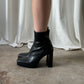 Steve Madden Platform Boots - Black