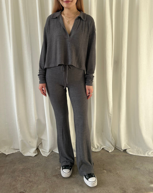 Dynamite Knit Set - Grey