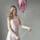 Strapless Mini Dress - Pink
