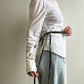Corset Long Sleeve Top - White