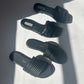 Steve Madden Woven Sandals - Black