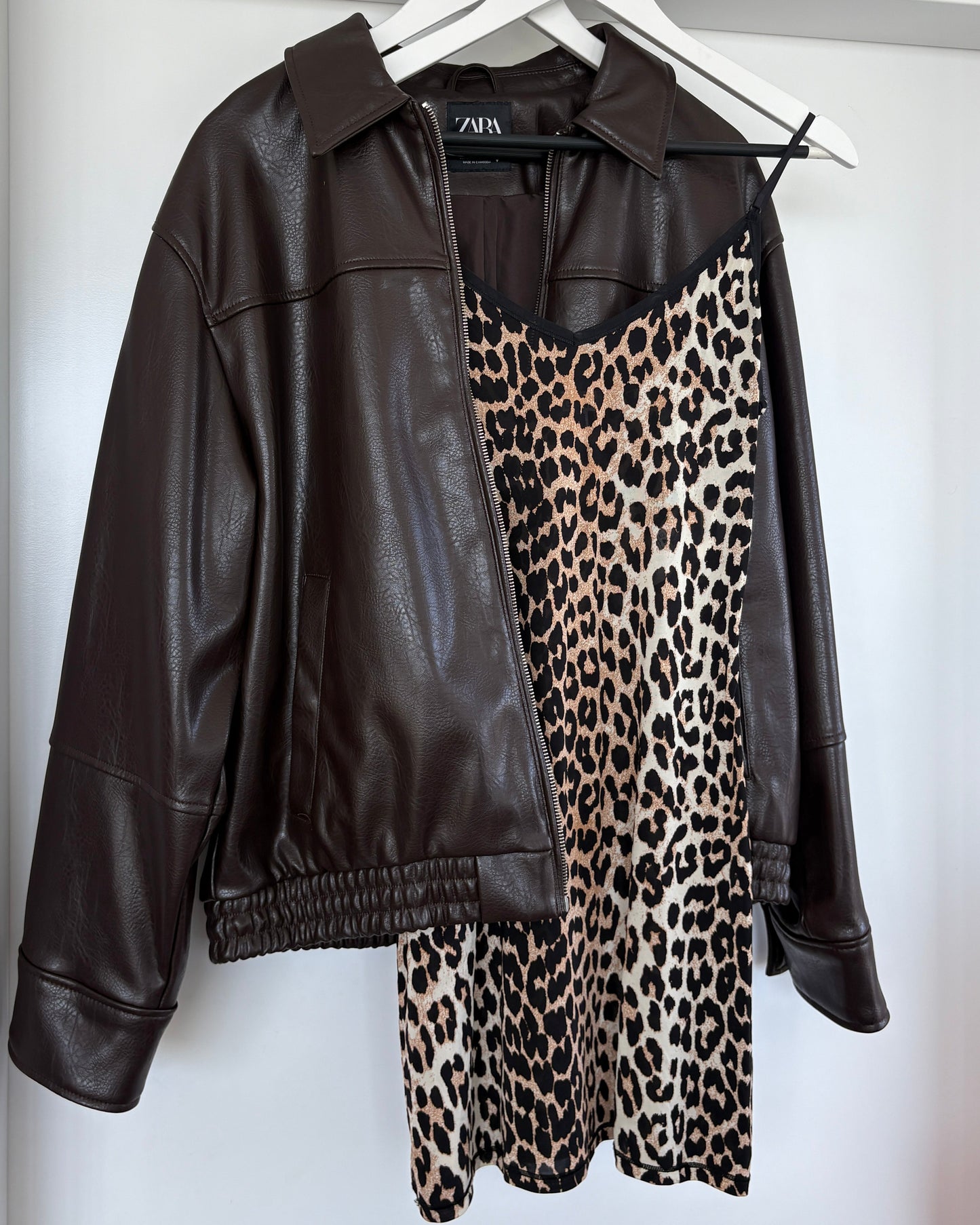 Zara - Bomber Jacket - Mocha