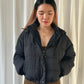 Urban Outfitters Cropped Puffer Jacket - Black