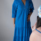 Zara Maxi Dress - Royal Blue