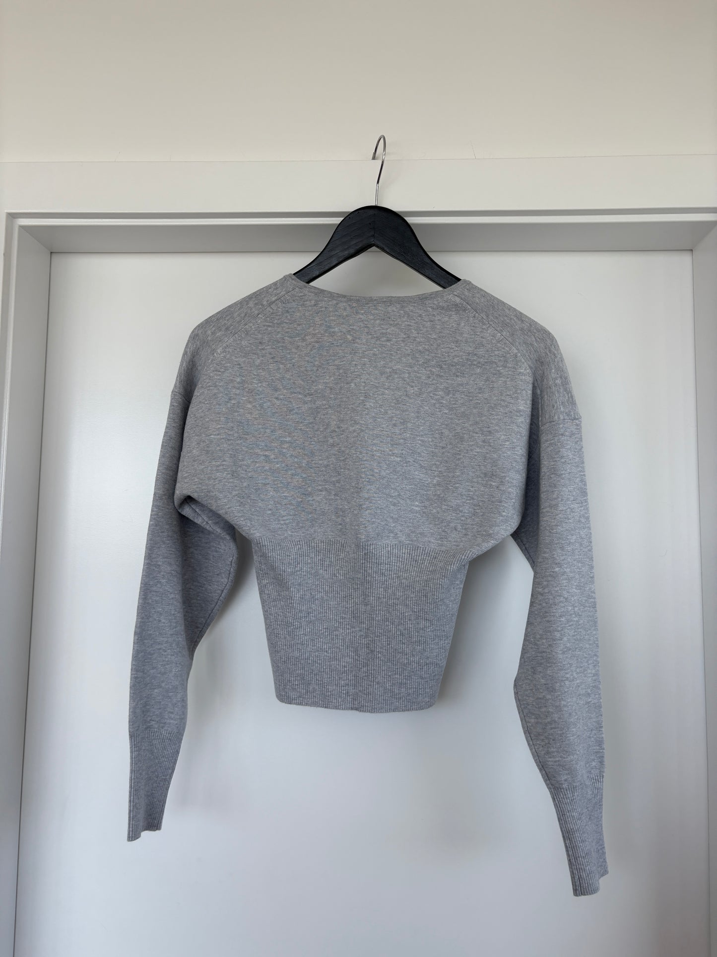 Wilfred Balloon Sleeve Top - Grey