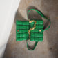 Woven Purse - Green/Gold
