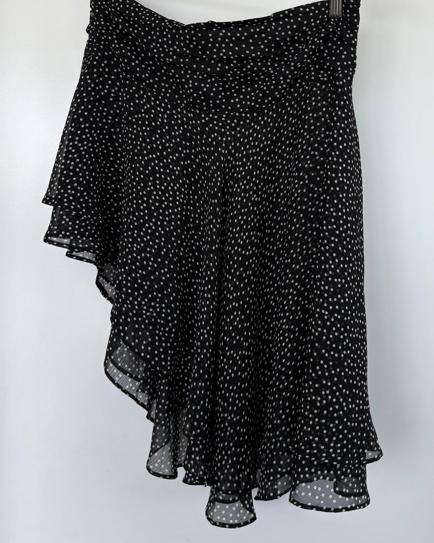 Lioness Polka Dot Skirt - Black/White
