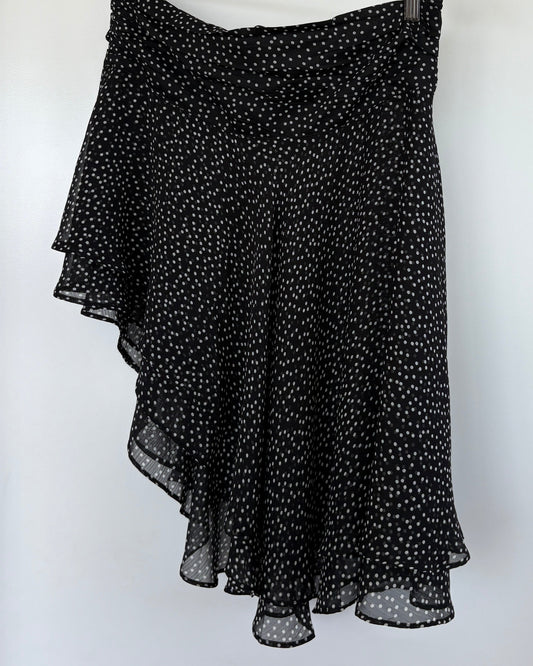 Lioness Polka Dot Skirt - Black/White