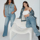 Charmed Denim Vest - Light Wash