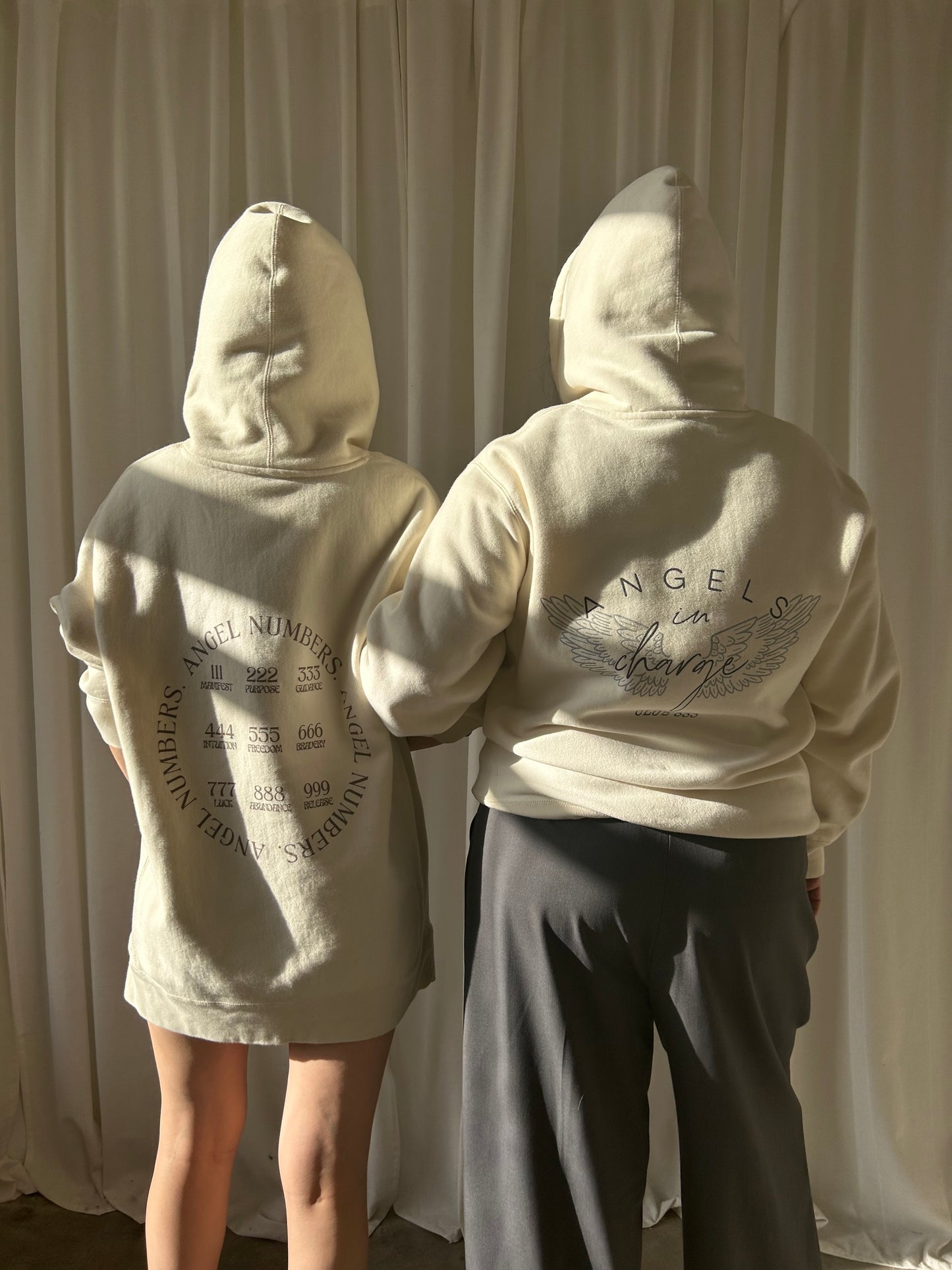 Angels In Charge Hoodie - Cream