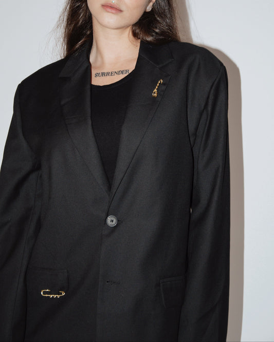 Pin Blazer - Black
