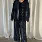 Good For Sunday Button Up & Pant Set - Black