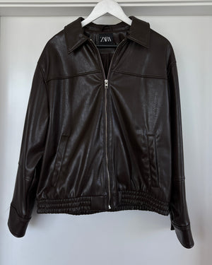 Zara - Bomber Jacket - Mocha