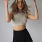 Talula Pleated Skirt - Black