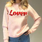 BTL "Lover" Crew Neck - Pink/Red