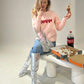 BTL "Lover" Crew Neck - Pink/Red