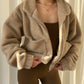 Guess Sherpa Bomber Jacket - Brown