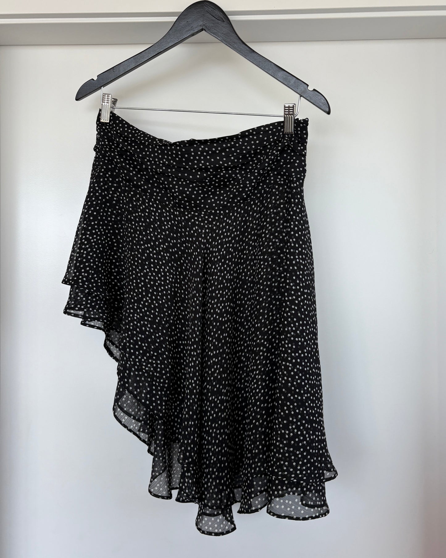 Lioness Polka Dot Skirt - Black/White