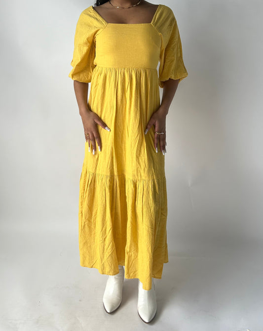 Billabong Maxi Dress - Yellow