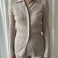 Dynamite Ribbed Set - Cream