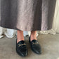 Loafers - Black/Gold