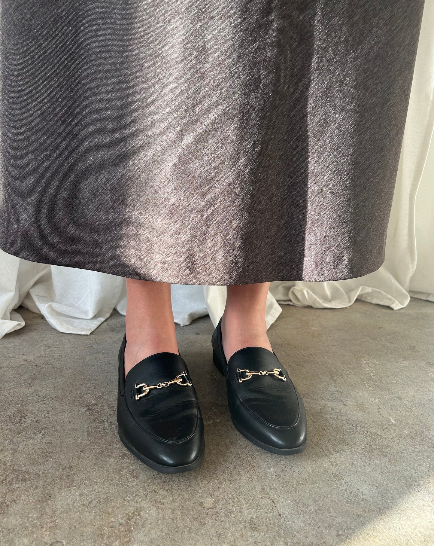 Loafers - Black/Gold