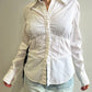 Corset Long Sleeve Top - White