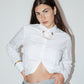 Lands' End Charm Button Down - White