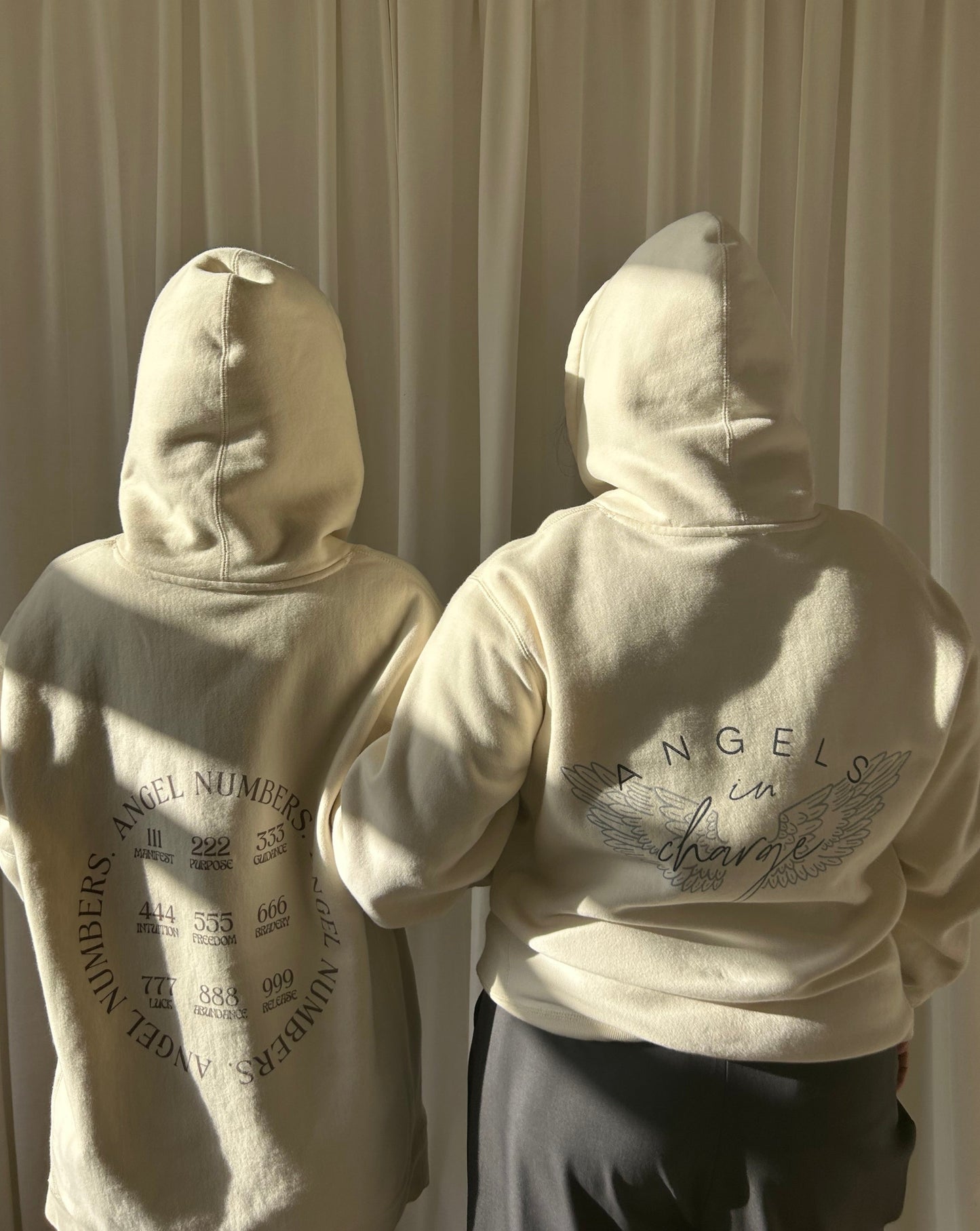 Angels In Charge Hoodie - Cream