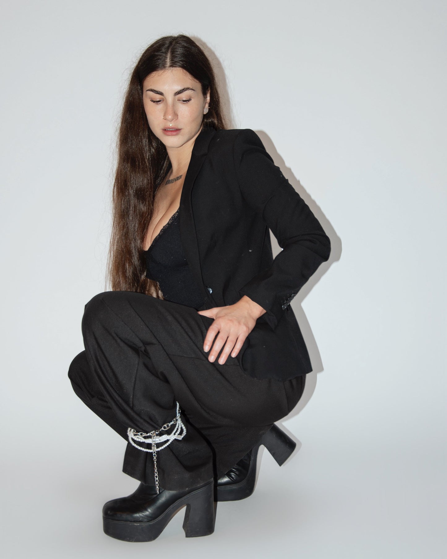 Zara Hand Blazer - Black