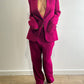 Top Shop Suit - Fuchsia