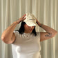 Eternal Optimist Ball Cap - Cream/Black