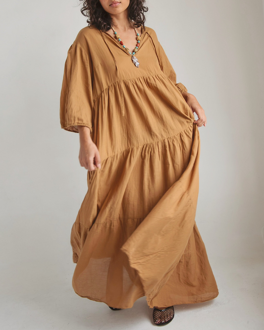 Loup Charmant Dress - Brown