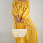Lemon Picnic Basket - Yellow