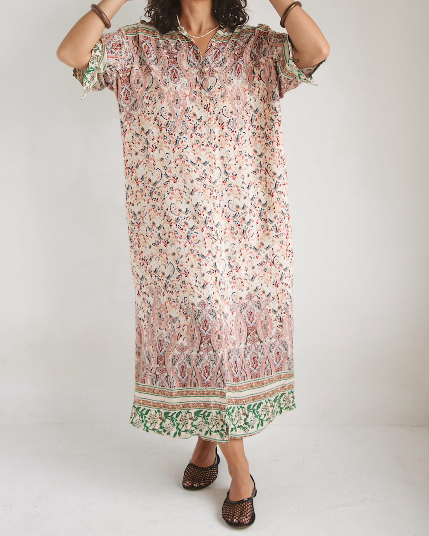 Printed Shirt Dress