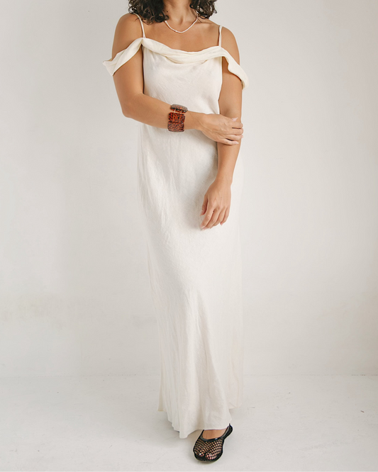 Zara Off The Shoulder Dress - White