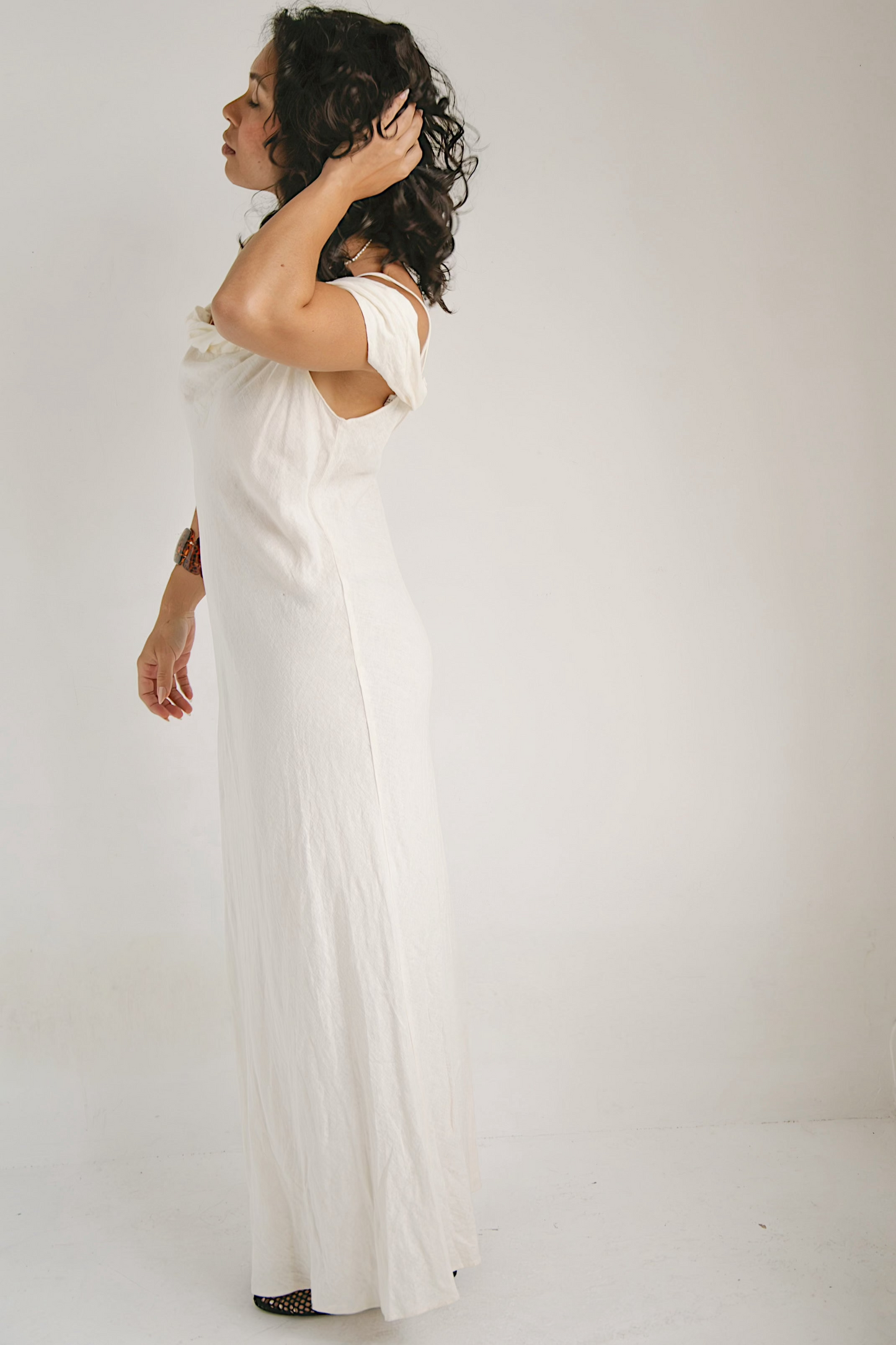 Zara Off The Shoulder Dress - White