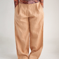 Faithfull The Brand Wide Leg Pant - Salmon