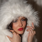 Faux Fur Coat - White