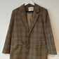 DREAMS Plaid Blazer - Brown