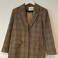 DREAMS Plaid Blazer - Brown