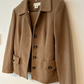 Lily's Wool Blazer & Skirt Set - Brown