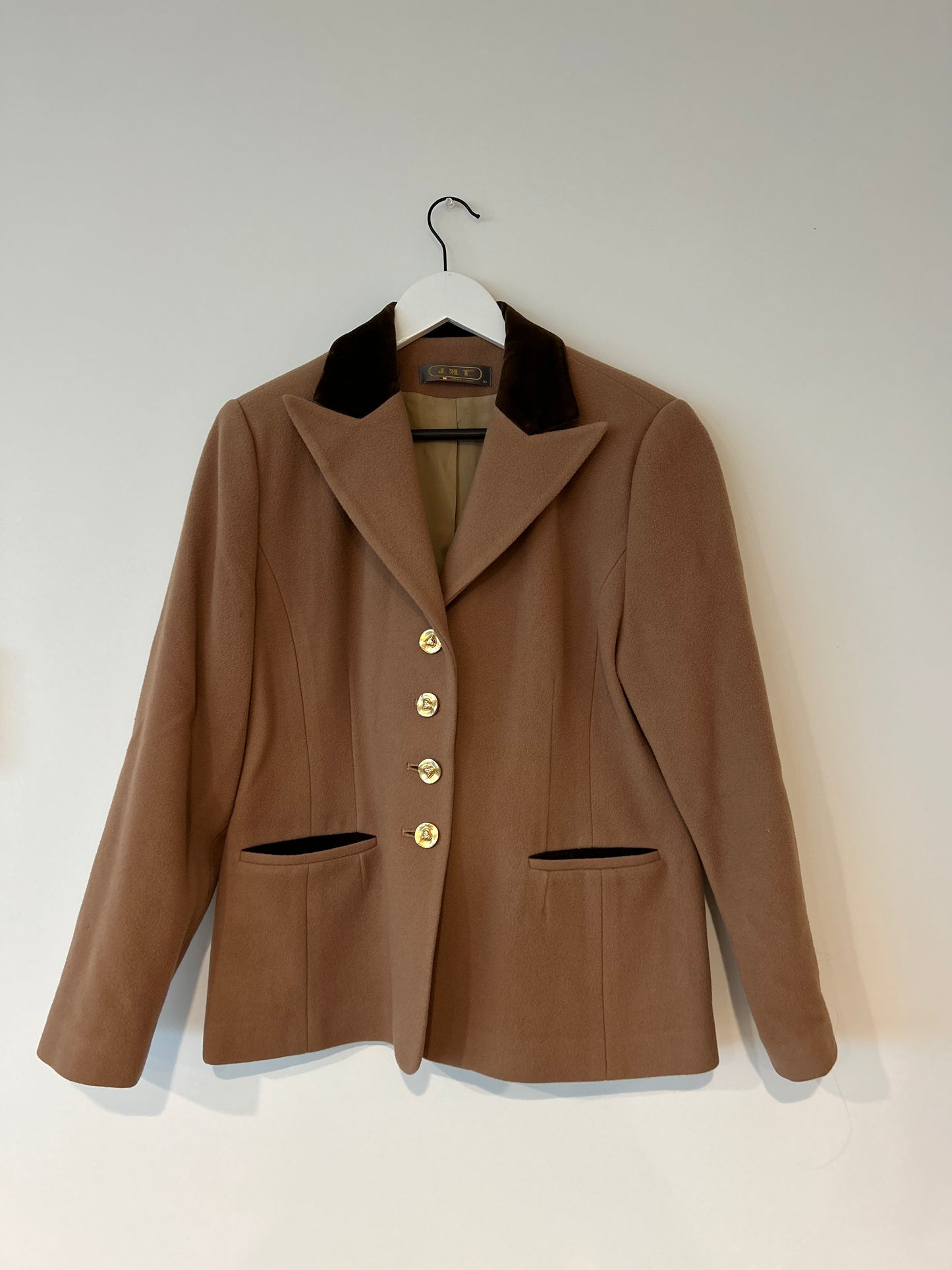 J.M.T Wool Blazer - Brown