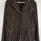 Polka Dot Button Down - Brown/Black