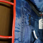 Denim Lunch Bag - Red