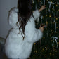 Faux Fur Coat - White