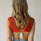 Superdown Knit Crop Top - Orange