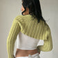 Knit Shrug - Green