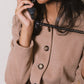 Lily's Wool Blazer & Skirt Set - Brown